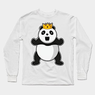 Make way for King Panda 👑 Long Sleeve T-Shirt